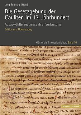 Fester Einband Die Gesetzgebung der Cauliten im 13. Jahrhundert von 