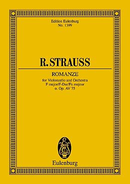 Richard Strauss Notenblätter Romanze F-Dur o.op.AV75