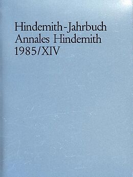 Kartonierter Einband Hindemith-Jahrbuch von 
