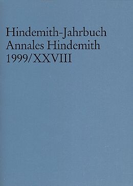 Kartonierter Einband Hindemith-Jahrbuch von 