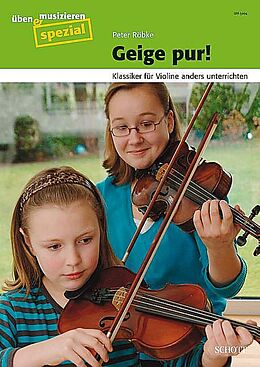 Geheftet Geige pur! von Peter Röbke