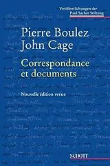 Fester Einband Correspondance et Documents von Pierre Boulez, John Cage