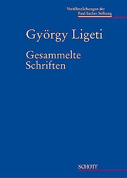 Fester Einband Gesammelte Schriften von György Ligeti
