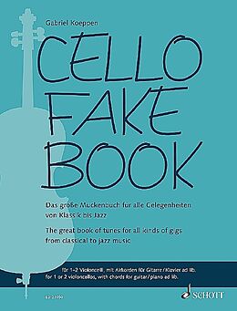  Notenblätter Cello Fake Book
