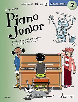 Hans-Günter Heumann Notenblätter Piano junior - Klavierschule Band 3 (+Online-Audio)