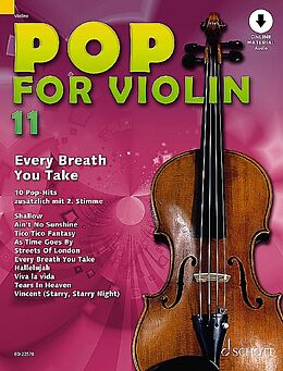  Notenblätter Pop for Violin Band 11 (+Online Audio)