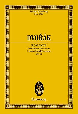 Loseblatt Romance von Antonín Dvorák