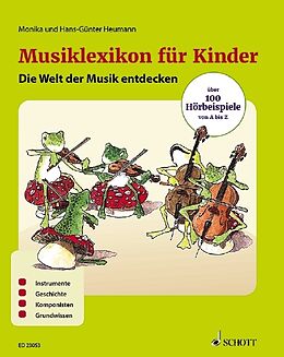 Fester Einband Musiklexikon für Kinder von Monika Heumann, Hans-Günter Heumann