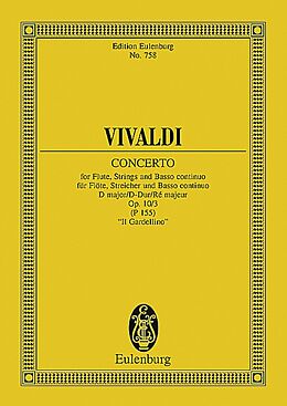 Antonio Vivaldi Notenblätter Konzert D-Dur op.10,3