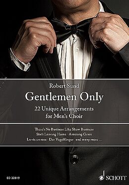  Notenblätter Gentlemen only