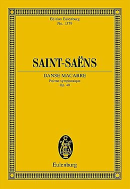 Camille Saint-Saens Notenblätter Danse macabre op.40