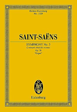 Camille Saint-Saens Notenblätter Sinfonie c-Moll Nr.3 op.78