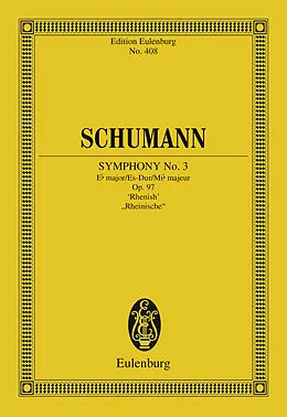 E-Book (pdf) Symphony No. 3 Eb major von Robert Schumann