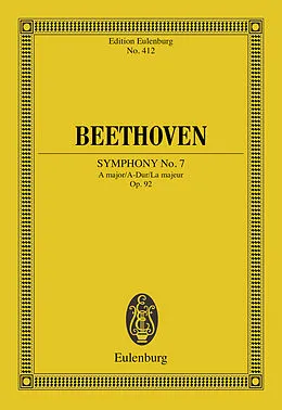 E-Book (pdf) Symphony No. 7 A major von Ludwig van Beethoven