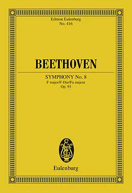 E-Book (pdf) Symphony No. 8 F major von Ludwig van Beethoven
