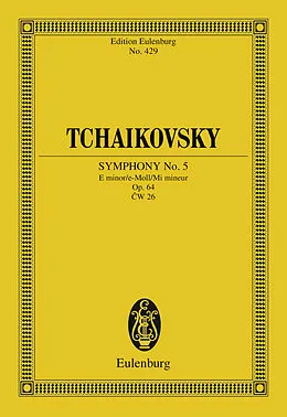 E-Book (pdf) Symphony No. 5 E minor von Pyotr Ilyich Tchaikovsky
