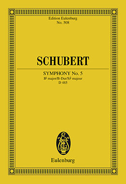 eBook (pdf) Symphony No. 5 Bb major de Franz Schubert