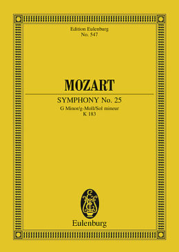 eBook (pdf) Symphony No. 25 G Minor de Wolfgang Amadeus Mozart