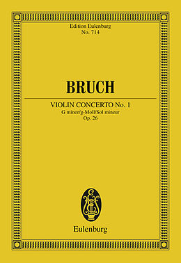 E-Book (pdf) Violin Concerto No. 1 G minor von Max Bruch