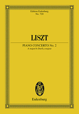 eBook (pdf) Piano Concerto No. 2 A major de Franz Liszt