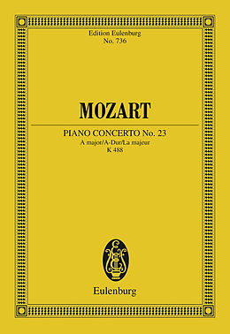eBook (pdf) Piano Concerto No. 23 A major de Wolfgang Amadeus Mozart