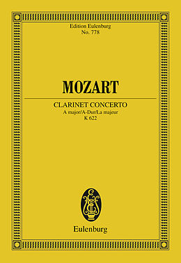 eBook (pdf) Clarinet Concerto A major de Wolfgang Amadeus Mozart