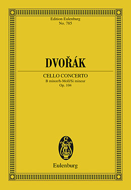 eBook (pdf) Cello Concerto B minor de Antonín Dvo?ák