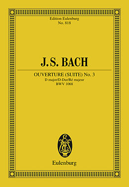 E-Book (pdf) Overture (Suite) No. 3 D major von Johann Sebastian Bach