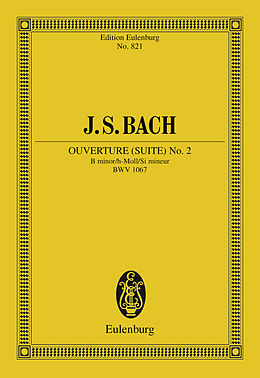 E-Book (pdf) Overture (Suite) No. 2 B minor von Johann Sebastian Bach