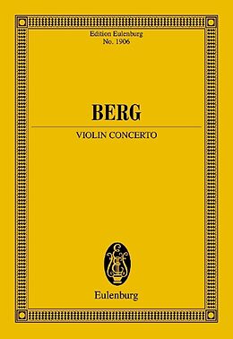 Fester Einband Violinkonzert von Alban Berg
