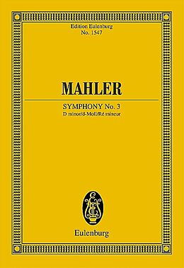 Gustav Mahler Notenblätter Sinfonie d-Moll Nr.3
