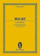 Wolfgang Amadeus Mozart Notenblätter Konzert D-Dur KV175
