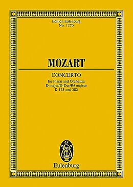 Wolfgang Amadeus Mozart Notenblätter Konzert D-Dur KV175