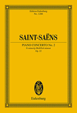 eBook (pdf) Piano Concerto No. 2 G minor de Camille Saint-Saëns