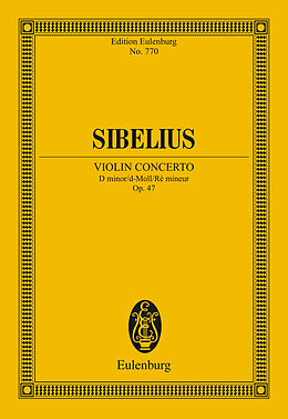E-Book (pdf) Violin Concerto D minor von Jean Sibelius