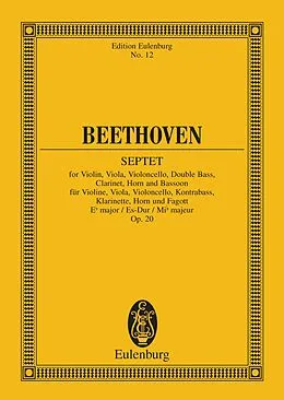 E-Book (pdf) Septet Eb major von Ludwig van Beethoven