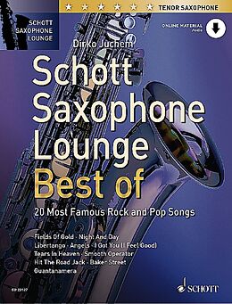 Notenblätter Schott Saxophone Lounge - Best of (+Online Audio)
