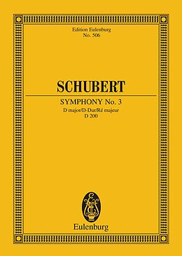 E-Book (pdf) Symphony No. 3 D major von Franz Schubert