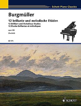 Johann Friedrich Franz (Frédéric) Burgmüller Notenblätter 12 brillante und melodische Etüden op.105