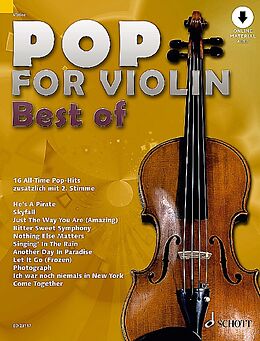  Notenblätter Pop for Violin - Best of (+Online Audio)