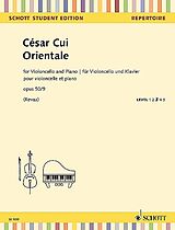 César Cui Notenblätter Orientale op.50,9