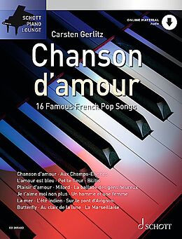  Notenblätter Chanson damour (+Online Audio)