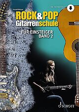 Gerald Weiser Notenblätter Rock- und Pop- Gitarrenschule für Einsteiger (+Download)