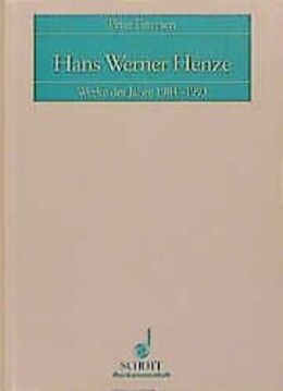 Fester Einband Hans Werner Henze von Peter Petersen