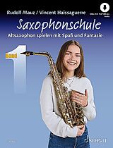 Rudolf Mauz Notenblätter Saxophonschule Band 1 (+Online Audio)