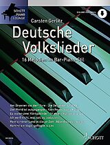  Notenblätter Deutsche Volkslieder (+Online Audio)