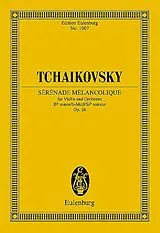 Peter Iljitsch Tschaikowsky Notenblätter Sérénade Mélancolique b-Moll op.26 CW91