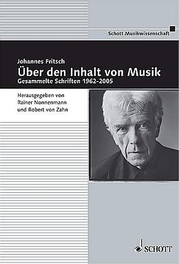 Fester Einband Über den Inhalt von Musik von Johannes Fritsch