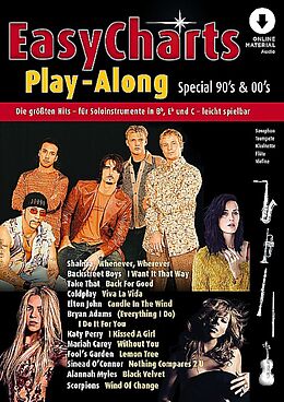  Notenblätter Easy Charts Playalong Sonderband - Special 90s & 00s (+Online Audio)