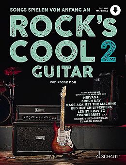 Frank Doll Notenblätter Rocks cool Guitar Band 2 (+Online Audio)